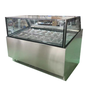 MUXUE congelador para helados Gelato pantalla <span class=keywords><strong>vitrina</strong></span> <span class=keywords><strong>Vitrina</strong></span> refrigerada equipo <span class=keywords><strong>de</strong></span> refrigeración - Product Image 2