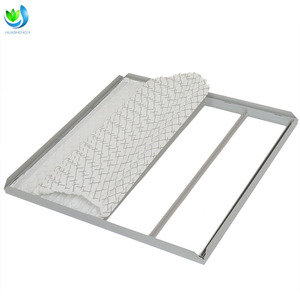 Tùy chỉnh HVAC F6-F9 trắng hiệu quả cao gấp Bộ lọc không khí gấp khung nhôm thay thế bộ lọc dễ dàng tháo rời - Product Image 5