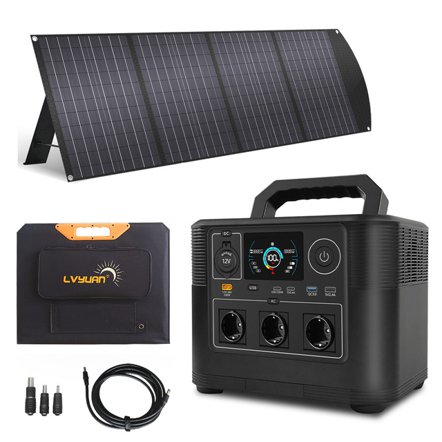 1200W 2000W 110V 220V Portable Electric Solar Generator All in One Power Generator Station Solar Energy System Battery