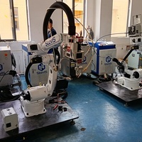 Machine de soudage au laser à fibre industrielle de précision 2000W avec bras robotisé pour boîtiers électroniques, prix d'usine neuf