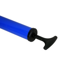 10 Zoll Anpassbare Logo & Farbe Basketball Fußball Aluminiumlegierung Luftpumpe mit Schrader-Ventil Nadel 50-80 PSI Manometer