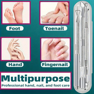 Stainless Steel Pedicure Tool <b>Set</b> 10 Piece Portable Manicure And Foot Care Kit With <b>Nail</b> File For Adults - Product Image 2