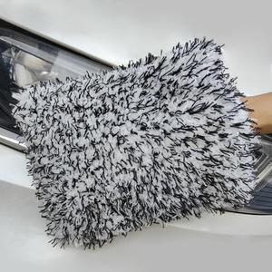 Gant de lavage de voiture en microfibre ST-P011, gant de nettoyage de voiture en chenille de qualité supérieure, gants de lavage de voiture anti-rayures pour le detailing automobile - Product Image 3