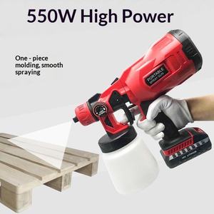 <span class=keywords><strong>Pistolet</strong></span> pulvérisateur sans fil 20V le plus vendu, pulvérisateur de <span class=keywords><strong>peinture</strong></span> électrique 800ml, 5 buses, débit réglable pour la <span class=keywords><strong>peinture</strong></span> DIY à domicile - Product Image 2