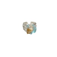 Élégantes bagues en perles de coquillages bleu marine naturel et pierres de cristal, bijoux délicats à superposer pour femmes