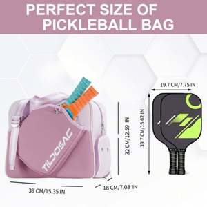 Mochila Deportiva Profesional de Gran Capacidad para Pickleball, Impermeable y Moderna, Bolsa para Raqueta de Tenis - Product Image 3
