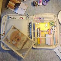 Organisateur multi-usages A5 grand format, grande capacité, insert DIY pour sac Ita, pochette à stylos pour fournitures de loisirs créatifs