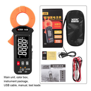 วิคเตอร์ 140B เครื่องวัดกระแสไฟรั่ว AC รุ่น AC100A ความละเอียด 0.01mA DC/AC600V ขนาดแคลมป์ 27 มม. แบตเตอรี่แบบชาร์จได้ - Product Image 5