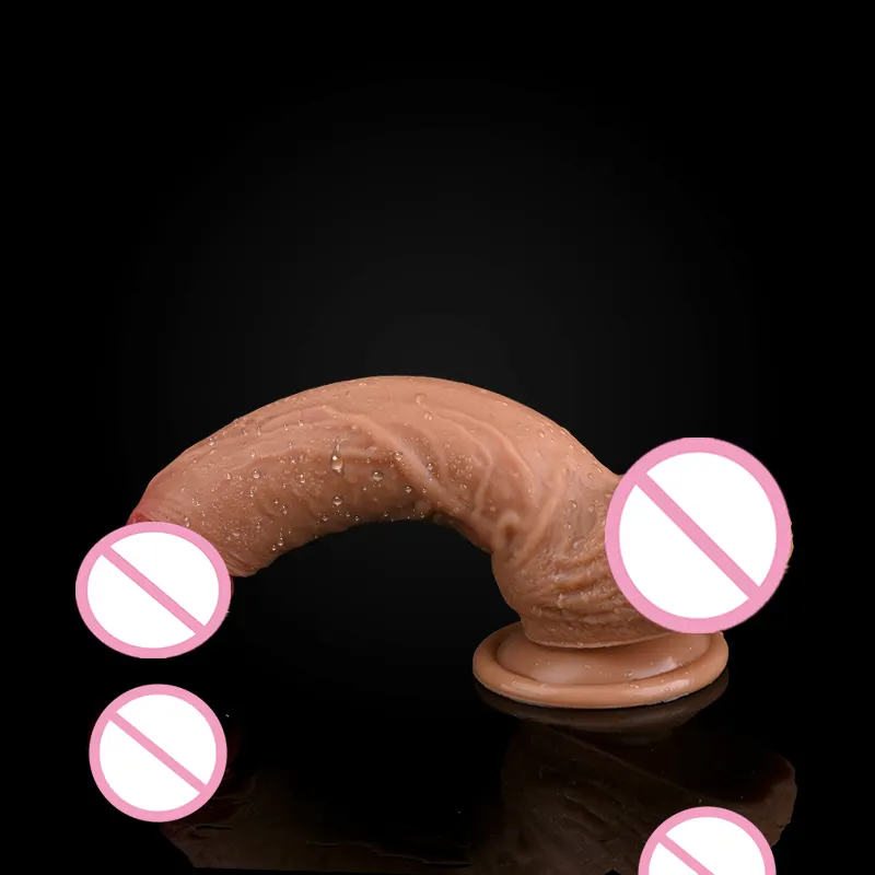 Dildo Hersteller Silikon Penis Spielzeug Sex Dildo für Frauen mit Penis künstlichen Penis für Frauen Erwachsenen Sexspielzeug Sex produkte