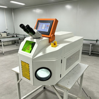 Soudeuse laser micro-puissance haute précision 200W YAG pour la soudure de bijoux en or, argent et cuivre