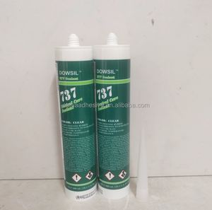 SL DOWSIL 739 White RTV Silicone Plastic <b>Adhesive</b> Sealant, Single Part Moisture Cure Silicone Glue for ABS PC PVC Nylon Plastic - Product Image 6