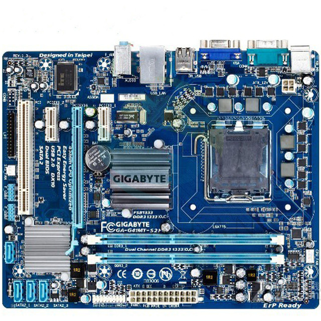 GA-G41MT-S2P Desktop Motherboard G41 Socket LGA 775 for Core 2 DDR3 8G Micro ATX Original Used G41MT-S2P Mainboard