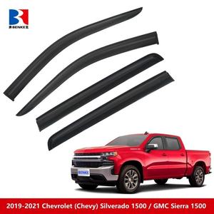 Pare-soleil pour voiture Chevrolet Chevy Silverado 1500 / GMC Sierra 2019-2021, déflecteurs de vent, visières de fenêtre de porte - Product Image 2