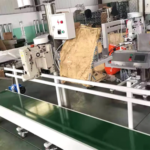 Machine à coudre industrielle haute vitesse pour sacs de 25 kg et 50 kg de farine de riz et machine de pliage et de scellage de sacs tissés en PP avec convoyeur - Product Image 4