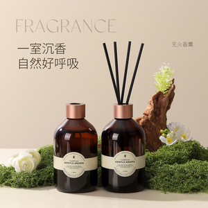 Gentle Aroma <b>Reed</b> <b>Diffuser</b> 24cm Glass Bottle With <b>Reeds</b> Long Lasting Fragrance <b>For</b> Home Bedroom Living Room Bathroom - Product Image 3
