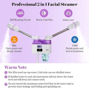 Vaporizador Facial Profesional para Salón Btws, Aparato de Pulverización Fría y Caliente - Product Image 4