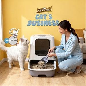 DongnaiPETS High Quality Eco-Friendly Flushable 99% Dust-Free Fast Clumping <b>Odor</b>-Control 8kg <b>ABSORBENT</b> Bentonite Cat Litter Cats - Product Image 1