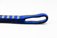 Fournisseur chinois en gros de sangles d'escalade en polyester bleu de 16 mm pour l'escalade sur roche, les excursions en plein air, les outils d'escalade