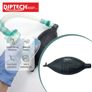 Bolsa de Respiración Plana Tipo Ohio, Sin Látex, Neopreno Negro, 500cc, Tamaño Infantil, con Conexión de 22mm, Suministro de Fábrica OEM - Product Image 5