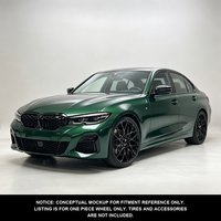 Sur mesure 12000T Forgé |   Norme DOT |   MOQ 4 S1-00190 18-24 Design en maille noire brillante pour jantes de BMW Série 3