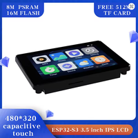 Module tactile capacitif IPS ESP32-S3 de 3,5 pouces, 8 Mo de PSRAM, 16 Mo de FLASH, développement LVGL, 320 * 480