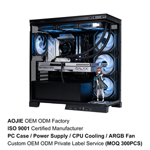 Boîtier PC de jeu MATX K701 OEM personnalisé, <span class=keywords><strong>tour</strong></span> moyenne avec ventilateur et verre trempé |   Marque privée directement de l'usine |   Certifié CE FCC - Product Image 1