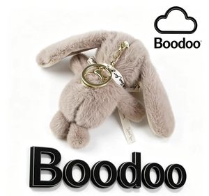Nouvelle Peluche <span class=keywords><strong>Lapin</strong></span> Mignonne aux Grandes Oreilles en Tissu Coton PP Doux et Moelleux, Pendentif de Sac, Animal en Peluche Créatif de Machine à Pinces, Boodoo - Product Image 4