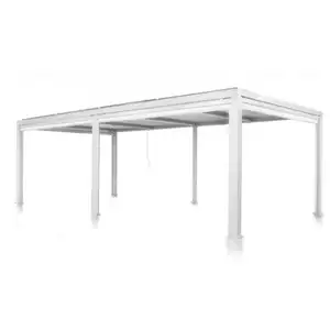 Freistehender wasserdichter motorisierter Aluminium-Lauver-Pavillon für Garten uv-beständig individualisierte bioklimatische Aluminium-Pergola