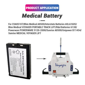 Batería médica recargable de plomo sellado 24V 2300mAh CSA05107 para Bhm Medical A8500 Bhm Medical VOYAGER PORTÁTIL TRACK LIFT - Product Image 3