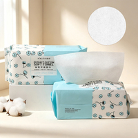 Serviettes de toilette carrées blanches à prix d'usine, en coton doux non tissé, séchage rapide, pour le visage et le bain