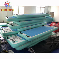 Tapis de gymnastique gonflable en PVC de 3 m/6 m/8 m, tapis de tumbling, airtrack, taille personnalisable, portable, écologique, imperméable