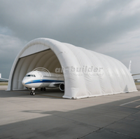 Dôme gonflable personnalisable pour hangar d'avion, abri avec caractéristiques imperméables et coupe-vent pour les avions
