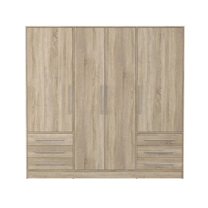 Armoires de chambre à coucher de luxe personnalisées, conception de charnières, armoires en bois pour vêtements - Product Image 5