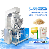 Machine d'emballage automatique Doypack pour le remplissage et la fermeture de sachets préformés à fermeture éclair pour grains de café et riz