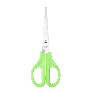 Green 6.5 Inch Stainless Steel Office Scissors For Paper Cutting And Craft Making - Product Image 3