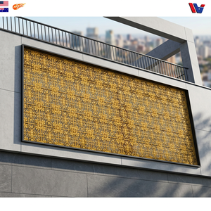 Façade murale hexagonale, revêtement extérieur, peau de bâtiment pour hôtel commercial, villa, véranda - Product Image 2