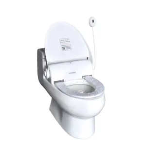 Hygienischer intelligenter automatischer Toiletten sitz bezug mit anti bakteriellem Einmal folien schutz auf Rings itzen