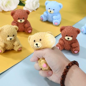CHENXI Animals Series Decompression Toy Teady Bear Fidget Pinch <b>Squeeze</b> Toy Ins Popular Stress <b>Ball</b> - Product Image 2