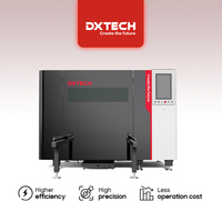 Machine de découpe laser à fibre mini haute précision DXTECH 1000w 2kw 3kw pour tôles métalliques