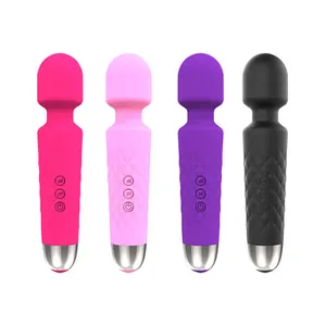 Consolador vibrador de empuje para niñas, producto de juguete sexual, varita vibradora grande eléctrica, masajeador de masturbación vaginal