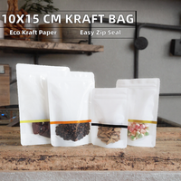 10x15 cm Multicolor Recyclebare Staande Pouch met Embossing en Ritssluiting voor Jelly