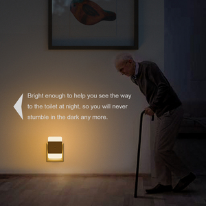 Wholesale LED Sensor Night <b>Light</b> 2700K Warm <b>Light</b> Dusk to Dawn <b>Plug</b> In Bedroom Hallway Indoor Lighting US UK EU <b>Plug</b> OEM - Product Image 4