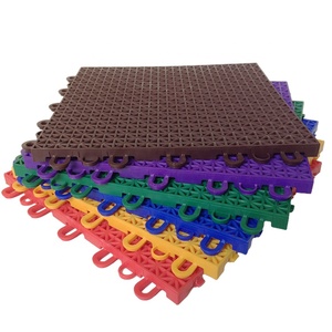 Mattonelle di plastica ad incastro modulari multifunzionali per campi sportivi da basket all'aperto - Product Image 6
