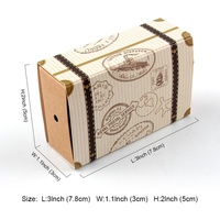 OurWarm — boîtes à bonbons 50 pièces, papier Kraft, décorations de fête d'anniversaire, mariage, boîte-cadeau, valise cadeaux, sacs cadeaux de fête pour invités