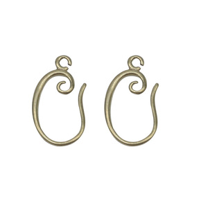 Copper Ear <b>Hooks</b> Drop Shape For <b>Earring</b> Making No 51 Blank Jewelry Findings Yiwu Origin - Product Image 5