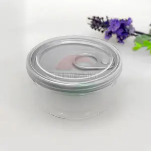 100ML PET Child Resistant Candy Jar 3.5G Plastic Flower Cans Packaging