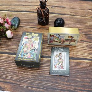 Personalizado tarjetas <span class=keywords><strong>de</strong></span> Tarot cubierta con <span class=keywords><strong>libro</strong></span> jugando a las cartas con bordes <span class=keywords><strong>de</strong></span> <span class=keywords><strong>oro</strong></span> - Product Image 4