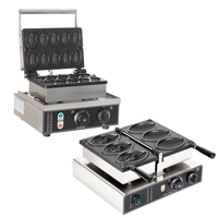 Harga Pabrik 3PCS Pembuat Waffle Mesin Camilan Komersial Lucu 3PC Grill