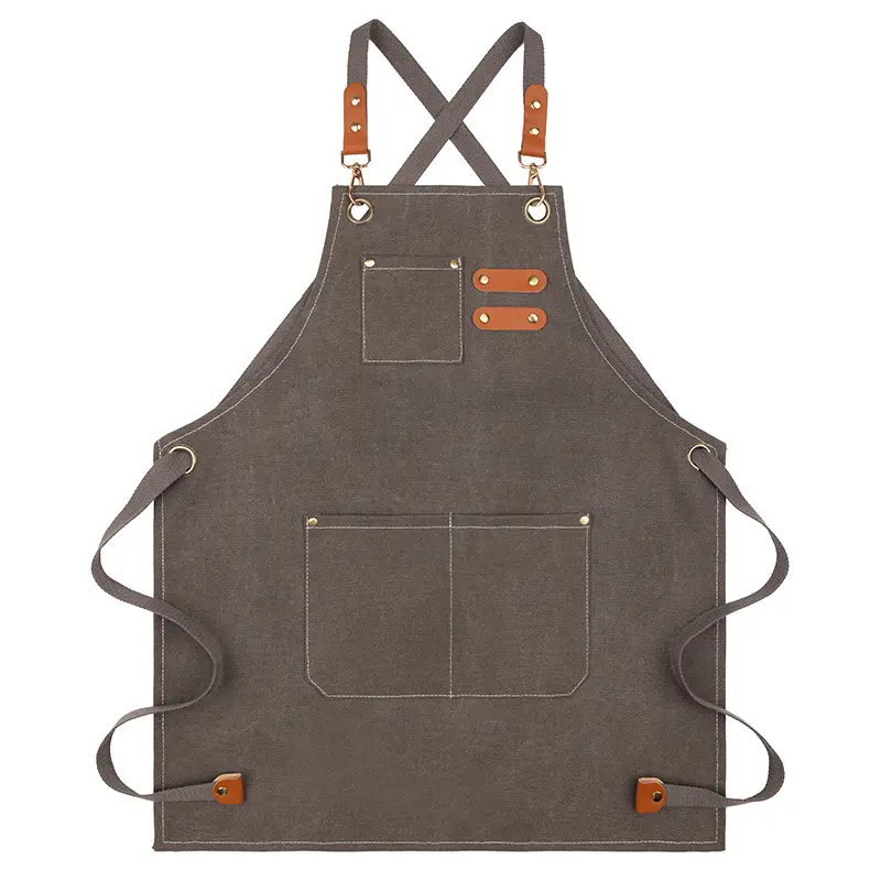 Tablier de cuisine domestique Logo de taille de couleur personnalisé pour les cuisiniers et les utilisateurs de cuisine Tablier de nettoyage protéger pour la cuisson