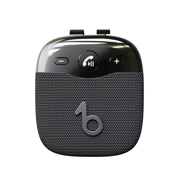 Car Sun Visor Bluetooth 5.5 Hands-Free Calling Music Navigation Vibration Power-On Bluetooth Speaker
